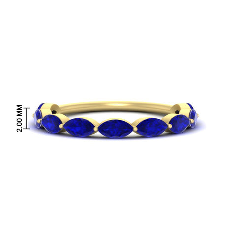 1.50-carat-prong-set-marquise-sapphire-wedding-band-in-yellow-gold-FD8398MQBGSABL-1.50CT-NL-YG-HW