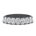 Thumbnail 24 - 1.50-carat-radiant-cut-7-stone-diamond-wedding-band-in-black-gold-FD8008RAB-1.50CT-NL-BG