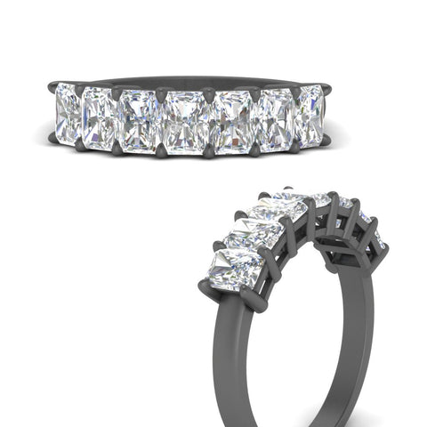 1.50-carat-radiant-cut-7-stone-diamond-wedding-band-in-black-gold-FD8008RABANGLE3-1.50CT-NL-BG