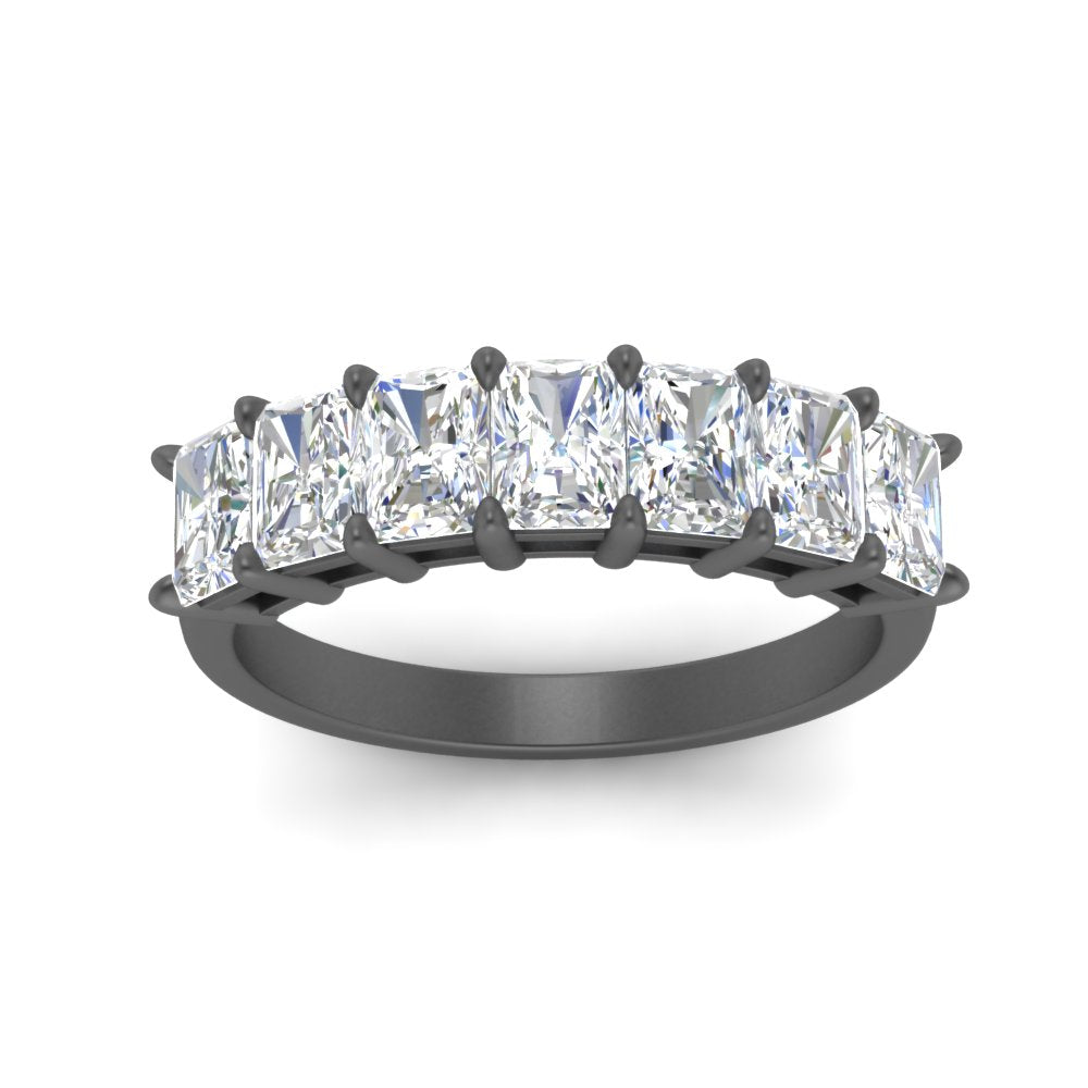 1.50-carat-radiant-cut-7-stone-diamond-wedding-band-in-black-gold-FD8008RABANGLE5-1.50CT-NL-BG