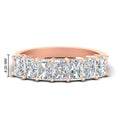 Thumbnail 14 - 1.50-carat-radiant-cut-7-stone-diamond-wedding-band-in-rose-gold-FD8008RAB-1.50CT-NL-RG-HW