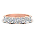 Thumbnail 12 - 1.50-carat-radiant-cut-7-stone-diamond-wedding-band-in-rose-gold-FD8008RAB-1.50CT-NL-RG