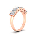 Thumbnail 16 - 1.50-carat-radiant-cut-7-stone-diamond-wedding-band-in-rose-gold-FD8008RABANGLE2-1.50CT-NL-RG