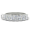 Thumbnail 8 - 1.50-carat-radiant-cut-7-stone-diamond-wedding-band-in-white-gold-FD8008RAB-1.50CT-NL-WG-HW