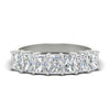 Load image into Gallery viewer, 1.50-carat-radiant-cut-7-stone-diamond-wedding-band-in-white-gold-FD8008RAB-1.50CT-NL-WG