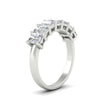 Load image into Gallery viewer, 1.50-carat-radiant-cut-7-stone-diamond-wedding-band-in-white-gold-FD8008RABANGLE2-1.50CT-NL-WG