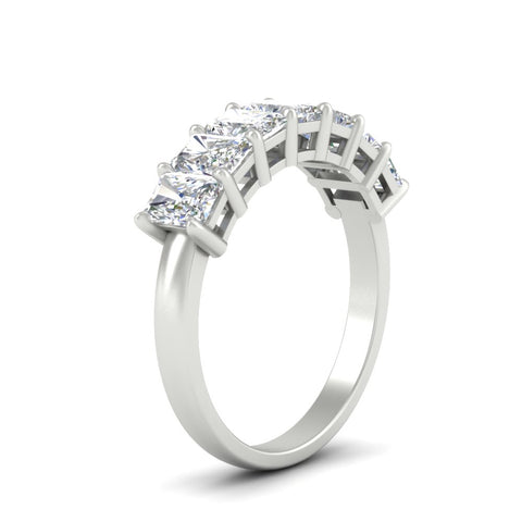 1.50-carat-radiant-cut-7-stone-diamond-wedding-band-in-white-gold-FD8008RABANGLE2-1.50CT-NL-WG