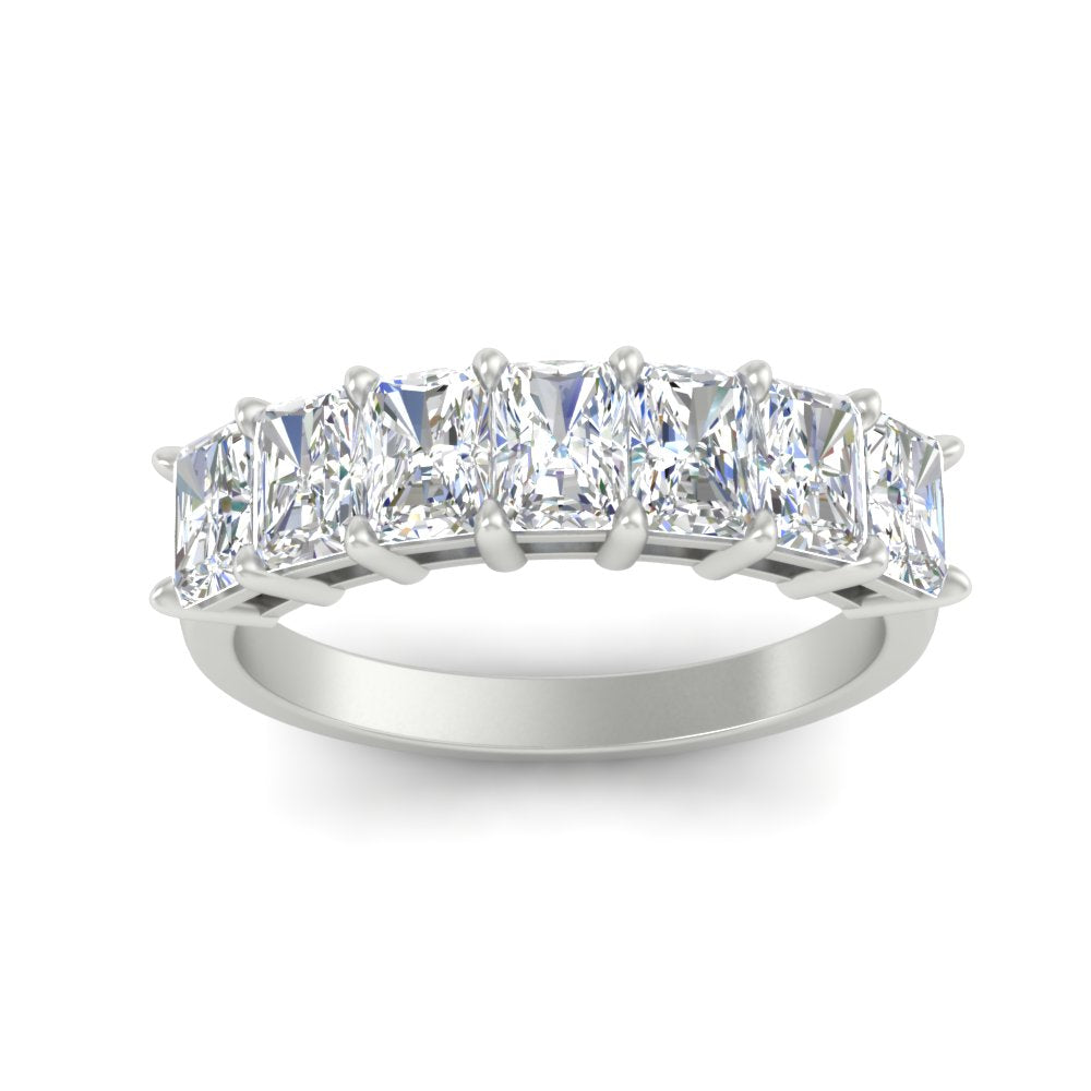 1.50-carat-radiant-cut-7-stone-diamond-wedding-band-in-white-gold-FD8008RABANGLE5-1.50CT-NL-WG