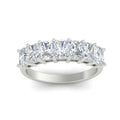 Thumbnail 9 - 1.50-carat-radiant-cut-7-stone-diamond-wedding-band-in-white-gold-FD8008RABANGLE5-1.50CT-NL-WG