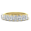 Load image into Gallery viewer, 1.50-carat-radiant-cut-7-stone-diamond-wedding-band-in-yellow-gold-FD8008RAB-1.50CT-NL-YG-HW