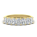 Thumbnail 18 - 1.50-carat-radiant-cut-7-stone-diamond-wedding-band-in-yellow-gold-FD8008RAB-1.50CT-NL-YG