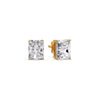 Load image into Gallery viewer, Radiant Diamond Basket Stud Earring