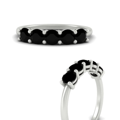 1.50-carat-round-5-stone-black-diamond-wedding-ring-in-white-gold-FDENS141ROBGBLACKANGLE3-1.50CT-NL-WG