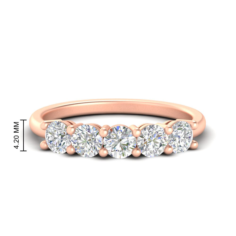 1.50-carat-round-5-stone-diamond-wedding-ring-in-rose-gold-FDENS141ROB-1.50CT-NL-RG-HW