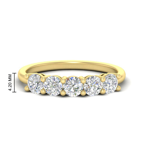 1.50-carat-round-5-stone-diamond-wedding-ring-in-yellow-gold-FDENS141ROB-1.50CT-NL-YG-HW