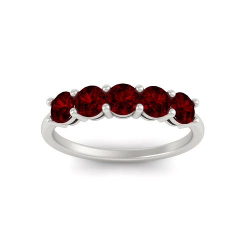 1.50-carat-round-5-stone-ruby-wedding-ring-in-white-gold-FDENS141ROBGRUDRANGLE5-1.50CT-NL-WG