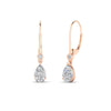 Load image into Gallery viewer, 1.50-carat-round-and-pear-diamond-lever-back-earrings-in-rose-gold-FD-EAR11124-1.54CT-NL-RG.jpg
