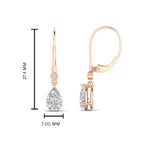 Load image into Gallery viewer, 1.50-carat-round-and-pear-diamond-lever-back-earrings-in-rose-gold-FD-EAR11124-1.54CT-NL-RG.jpg