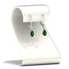 Load image into Gallery viewer, 1.50-carat-round-and-pear-emerald-lever-back-earrings-in-white-gold-FD-EAR11124GEMGR-1.54CT-NL-WG.jpg