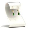 Load image into Gallery viewer, 1.50-carat-round-and-pear-emerald-lever-back-earrings-in-yellow-gold-FD-EAR11124GEMGR-1.54CT-NL-YG.jpg