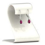 Load image into Gallery viewer, 1.50-carat-round-and-pear-pink-sapphire-lever-back-earrings-in-white-gold-FD-EAR11124GSADRPI-1.54CT-NL-WG.jpg