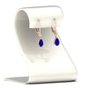 Load image into Gallery viewer, 1.50-carat-round-and-pear-sapphire-lever-back-earrings-in-rose-gold-FD-EAR11124GSABL-1.54CT-NL-RG.jpg