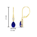 Load image into Gallery viewer, 1.50-carat-round-and-pear-sapphire-lever-back-earrings-in-yellow-gold-FD-EAR11124GSABL1.54CT-NL-YG.jpg