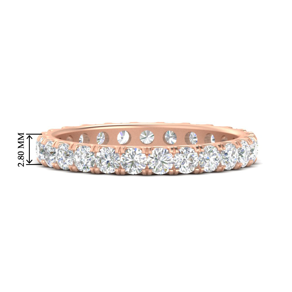 1.50 Carat Round Eternity Band For Women