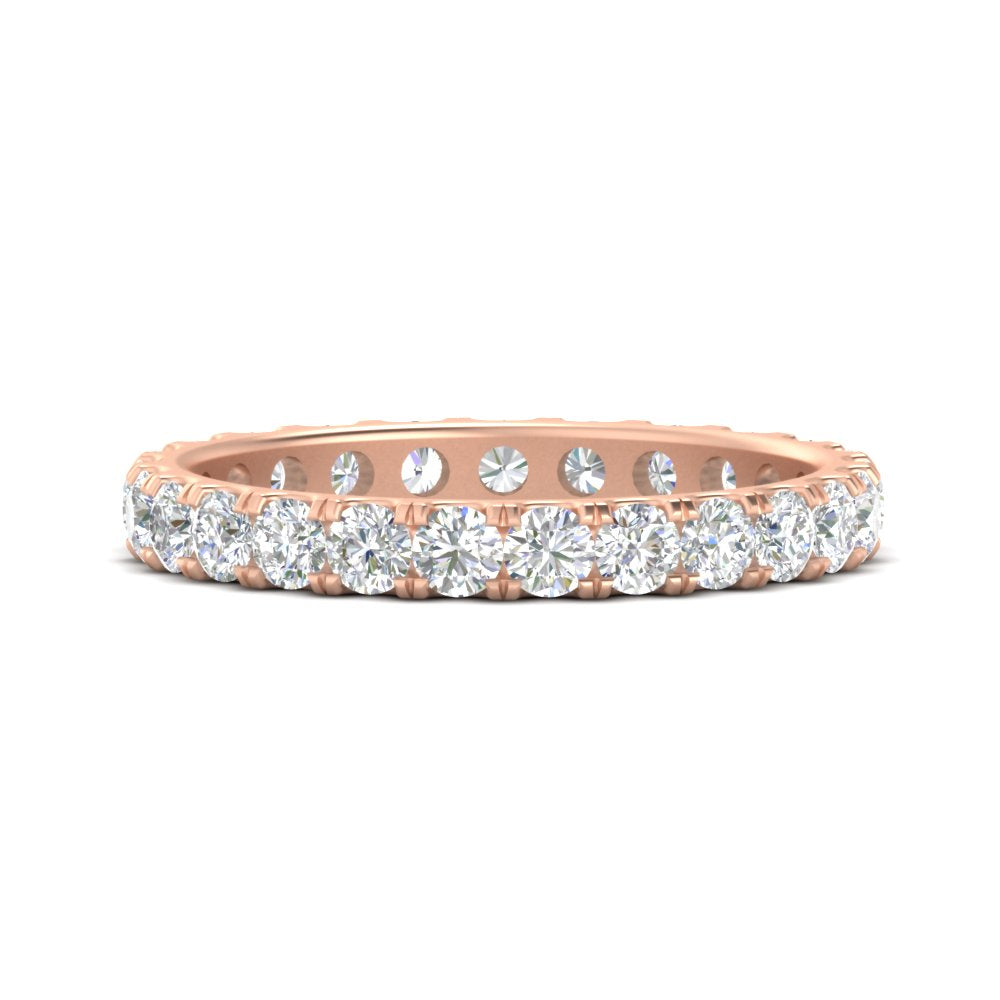 1.50 Carat Round Eternity Band For Women