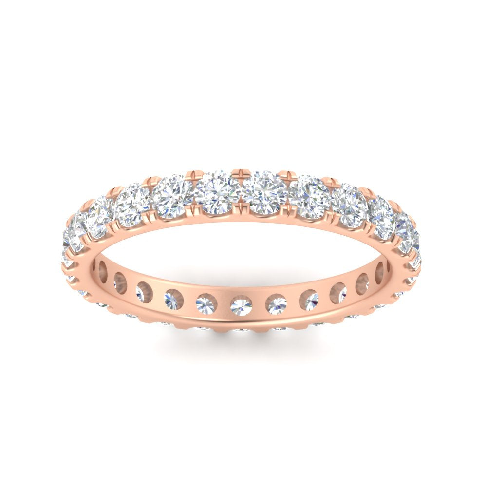 1.50 Carat Round Eternity Band For Women