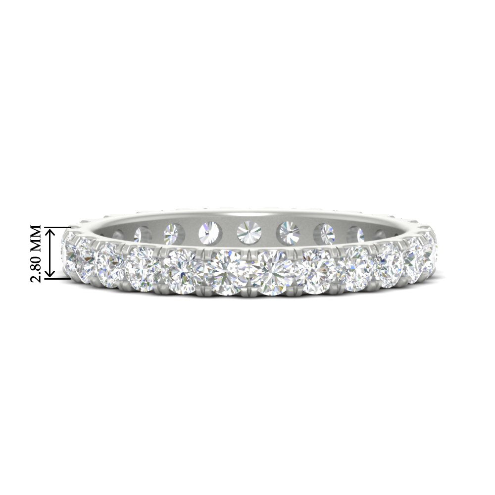 1.50 Carat Round Eternity Band For Women