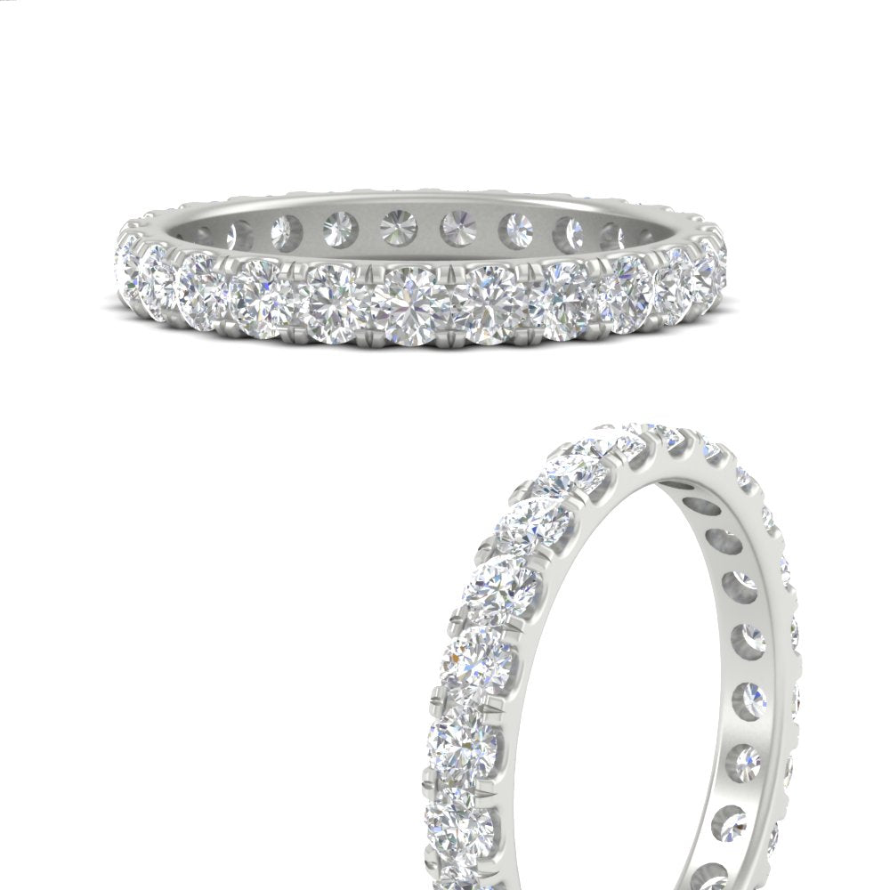 1.50 Carat Round Eternity Band For Women