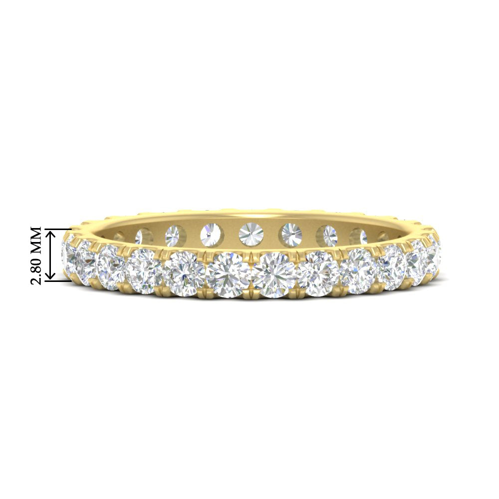 1.50 Carat Round Eternity Band For Women
