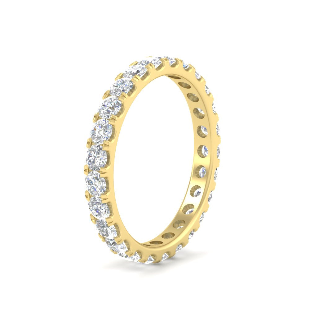 1.50 Carat Round Eternity Band For Women