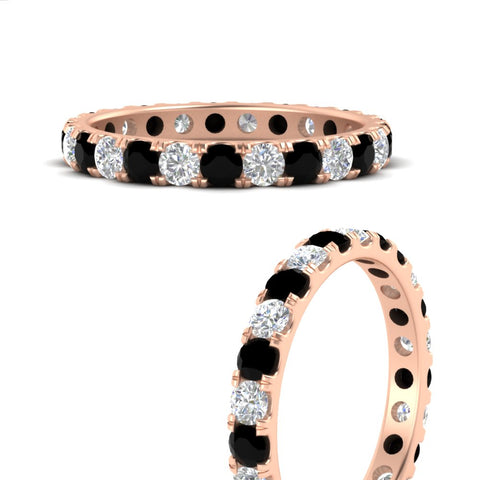 1.50-carat-round-diamond-eternity-band-with-black-diamond-for-women-in-rose-gold-FDEWB8371GBLACKANGLE3-1.50CT-NL-RG
