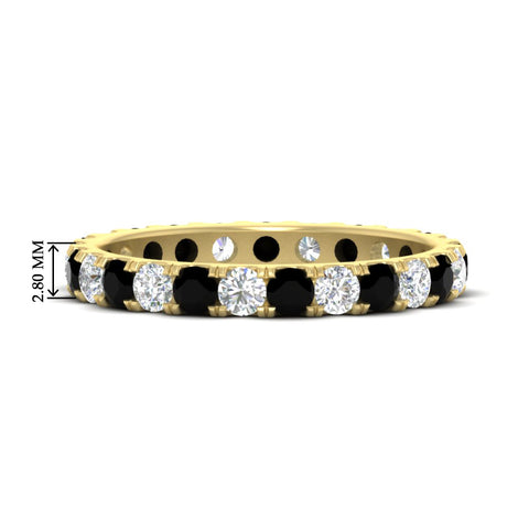 1.50-carat-round-diamond-eternity-band-with-black-diamond-for-women-in-yellow-gold-FDEWB8371GBLACK-1.50CT-NL-YG-HW