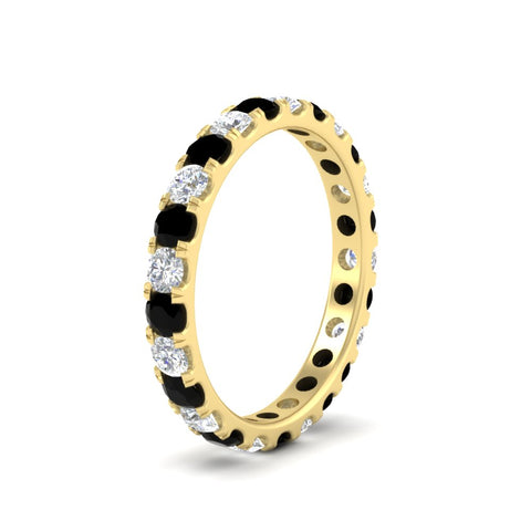1.50-carat-round-diamond-eternity-band-with-black-diamond-for-women-in-yellow-gold-FDEWB8371GBLACKANGLE2-1.50CT-NL-YG