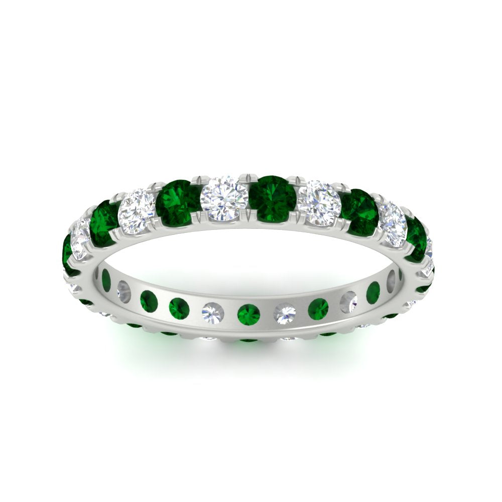 1.50 Carat Round Eternity Band For Women