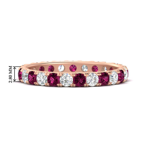 1.50-carat-round-diamond-eternity-band-with-pink-sapphire-for-women-in-rose-gold-FDEWB8371GSADRPI-1.50CT-NL-RG-HW