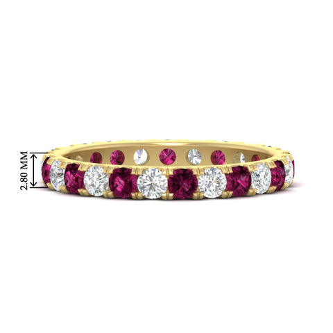 1.50-carat-round-diamond-eternity-band-with-pink-sapphire-for-women-in-yellow-gold-FDEWB8371GSADRPI-1.50CT-NL-YG-HW