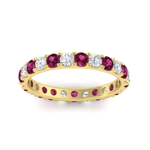 1.50-carat-round-diamond-eternity-band-with-pink-sapphire-for-women-in-yellow-gold-FDEWB8371GSADRPIANGLE5-1.50CT-NL-YG