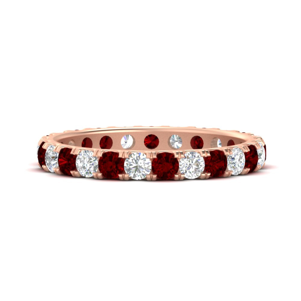 1.50 Carat Round Eternity Band For Women
