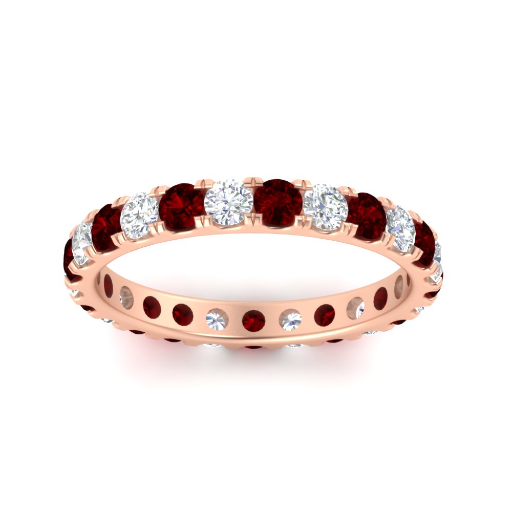 1.50 Carat Round Eternity Band For Women