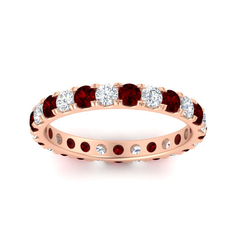 1.50-carat-round-diamond-eternity-band-with-ruby-for-women-in-rose-gold-FDEWB8371GRUDRANGLE5-1.50CT-NL-RG
