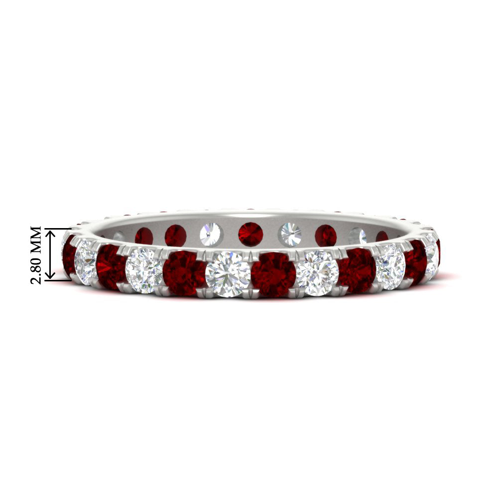 1.50 Carat Round Eternity Band For Women