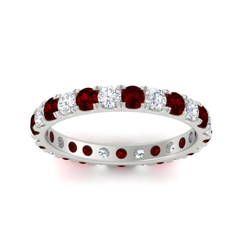 1.50-carat-round-diamond-eternity-band-with-ruby-for-women-in-white-gold-FDEWB8371GRUDRANGLE5-1.50CT-NL-WG