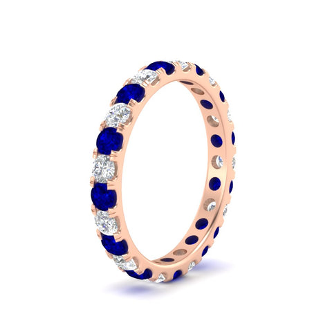 1.50-carat-round-diamond-eternity-band-with-sapphire-for-women-in-rose-gold-FDEWB8371GSABLANGLE2-1.50CT-NL-RG