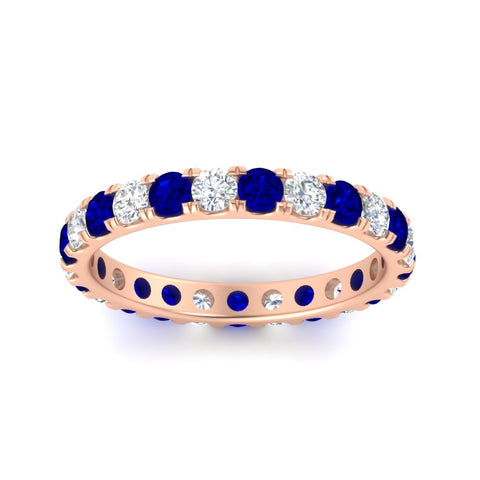 1.50-carat-round-diamond-eternity-band-with-sapphire-for-women-in-rose-gold-FDEWB8371GSABLANGLE5-1.50CT-NL-RG