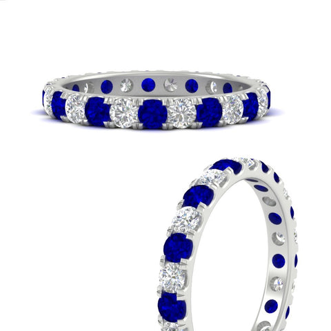 1.50-carat-round-diamond-eternity-band-with-sapphire-for-women-in-white-gold-FDEWB8371GSABLANGLE3-1.50CT-NL-WG