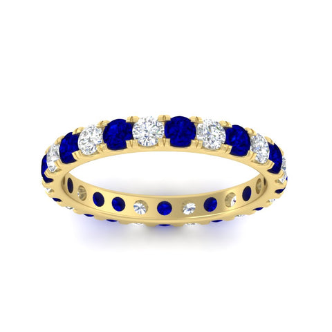 1.50-carat-round-diamond-eternity-band-with-sapphire-for-women-in-yellow-gold-FDEWB8371GSABLANGLE5-1.50CT-NL-YG
